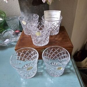 Lenox crystal votive holders. Set of 5